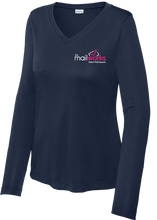 Load image into Gallery viewer, The Mailworks Ladies V-neck L/S Dri fit