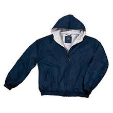 Load image into Gallery viewer, HOLLISTER CLASSROOM NYLON BOMBER JACKET NAVY w/logo