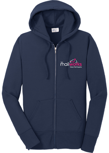 Mailworks Unisex Cotton Full Zip Hoodie