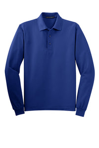 TEP LONG SLEEVE MIDDLE SCHOOL POLO WITH LOGO