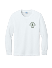 Load image into Gallery viewer, MCS LONG SLEEVE PE T-SHIRT W/ LOGO IN GREEN OR WHITE - FINAL SALE