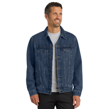 Load image into Gallery viewer, Orange Prep Staff Jean Jacket w/ logo