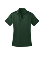 Load image into Gallery viewer, SQUARE HIGH SCHOOL LADIES FIT S/S DRI-FIT POLO STEEL GREY OR GREEN (L540)