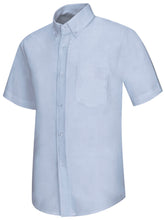 Load image into Gallery viewer, WHIN S/S BLUE OXFORD- 3-5 ONLY w/ logo