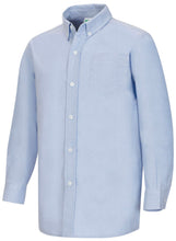 Load image into Gallery viewer, WHIN L/S BLUE OXFORD 3-5 ONLY- w/ logo