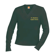 Load image into Gallery viewer, ST. MADELEINE SOPHIE V-NECK PULLOVER SWEATER W/ LOGO (UNISEX)