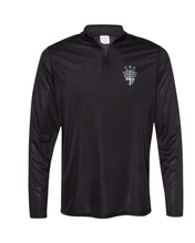 Load image into Gallery viewer, CBA Black 1/4-Zip Pullover w/ Logo (9-12)