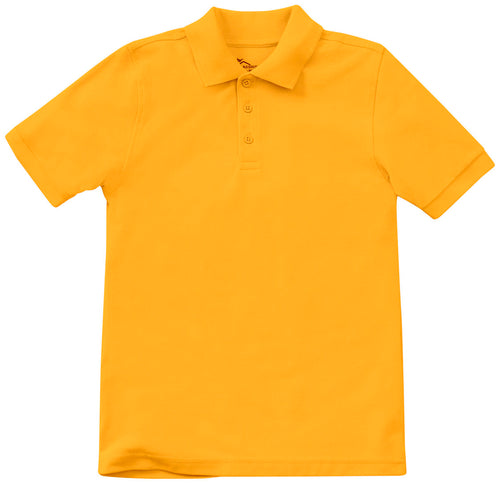 WHIN GOLD S/S POLO- K-2 ONLY w/ logo