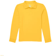 Load image into Gallery viewer, WHIN L/S GOLD POLO- K-2 ONLY w/ logo