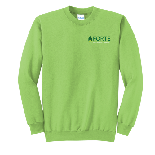 Forte Prep Mini Store Crewneck Sweatshirt (PC78) LIME