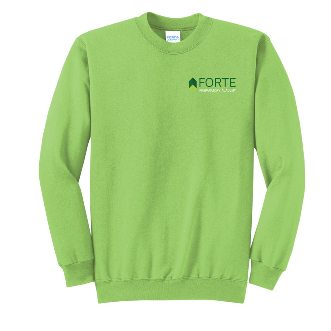 Forte Prep Mini Store Crewneck Sweatshirt (PC78) LIME