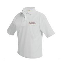 Load image into Gallery viewer, ST. MADELEINE SHORT SLEEVE POLO WITH LOGO