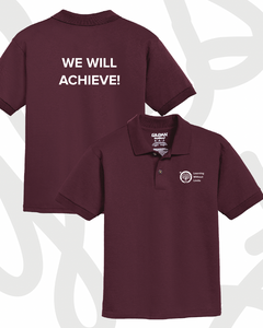 LEARNING WITHOUT LIMITS SHORT SLEEVE POLO SHIRT w/ logo