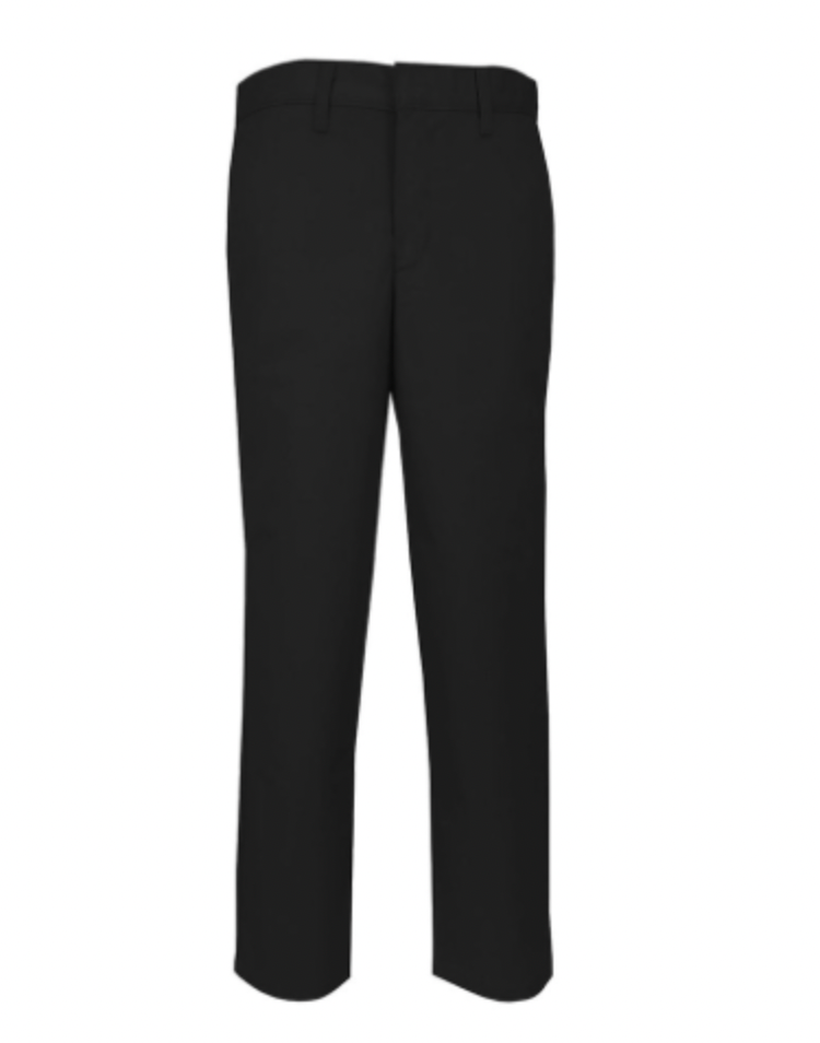 Blended Chino Flat Front Uniform Pants for Men and Women