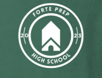Forte Prep High School Crewneck Sweatshirt in DARK GREEN- SOFFEE