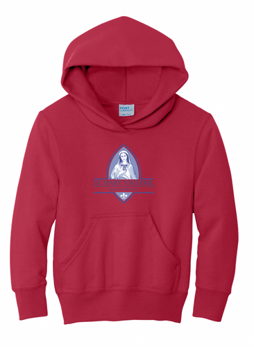 SMBS COTTON HOODIE WITH MARY LOGO