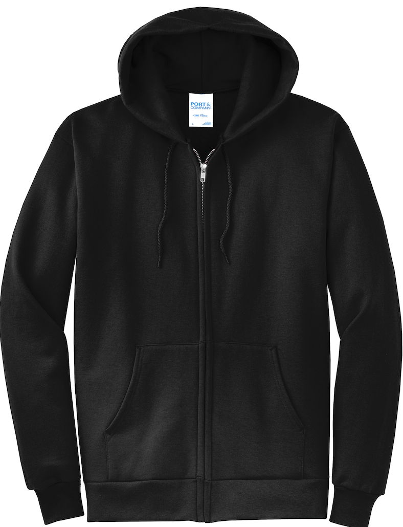 MAFDS Full Zip Sweatshirt with embroidered logo
