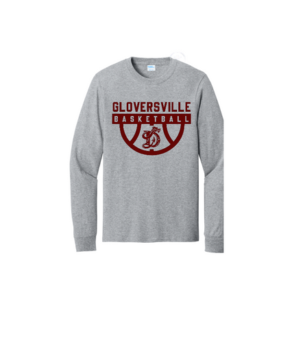 Gloversville Soft Cotton L/S TSHIRT (3 LOGO OPTIONS)