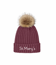 Load image into Gallery viewer, SMBS FAUX FUR POM POM WINTER HAT