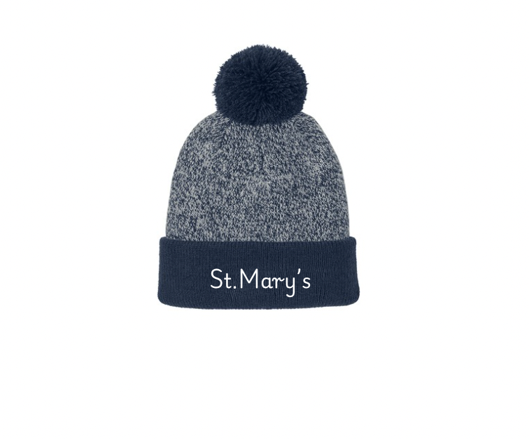 SMBS POM POM NAVY HAT