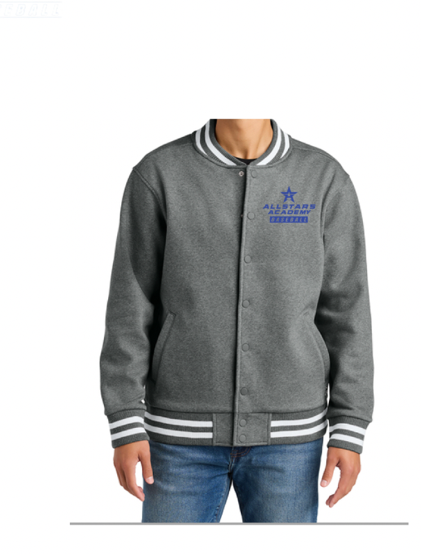 Allstars New Era Varsity Heavyweight Fleece Jacket (ADD NAME OR #!)