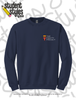 Load image into Gallery viewer, TEP Navy  Crewneck Sweatshirt with Logo