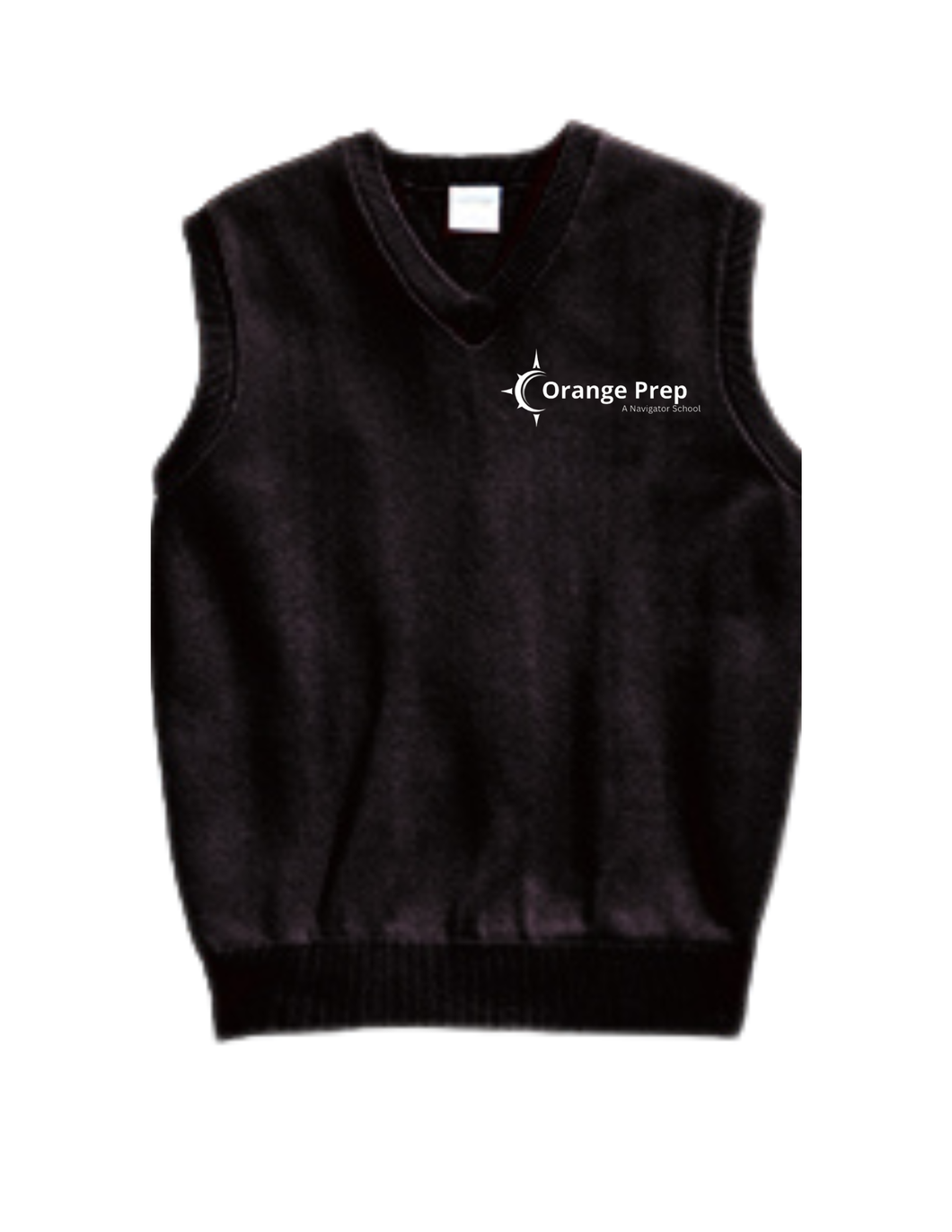 Orange Prep Black Vest