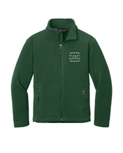 Load image into Gallery viewer, SQUARE PREK-5 FULL ZIP FLEECE w/ logo