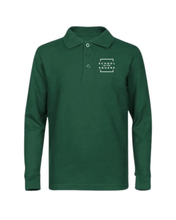 Load image into Gallery viewer, SQUARE PRE-K-5 L/S POLO w/ logo