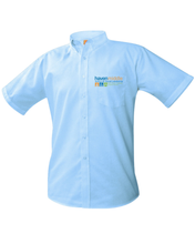 Load image into Gallery viewer, HAVEN MIDDLE SHORT SLEEVE OXFORD SHIRTS-WITH LOGO