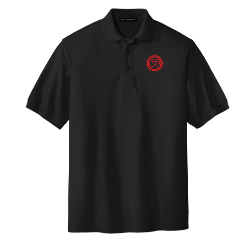 CMCCS Black Short Sleeve Polo Shirt with Logo- GRADES 3-5 ONLY