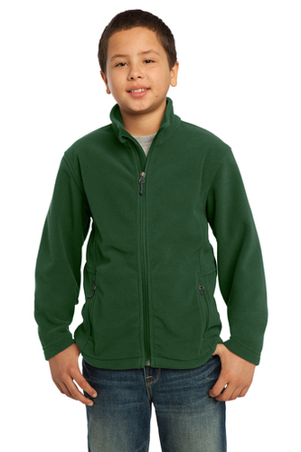 ST. THOMAS GREEN FULL ZIP POLAR FLEECE