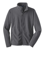 Load image into Gallery viewer, EMBLAZE 5th and 6th  FULL ZIP POLAR FLEECE-IRON GREY with logo