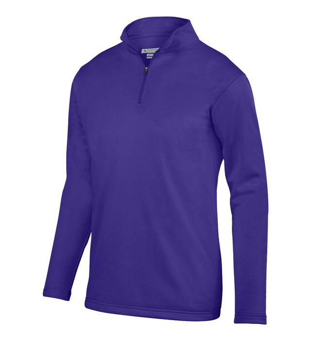 CBA MIDDLE SCHOOL 1/4 ZIP PULLOVER-PURPLE WITH LOGO