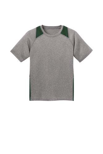 SQUARE HIGH SCHOOL GREEN/GREY DRI-FIT PE SHIRT (ST361)