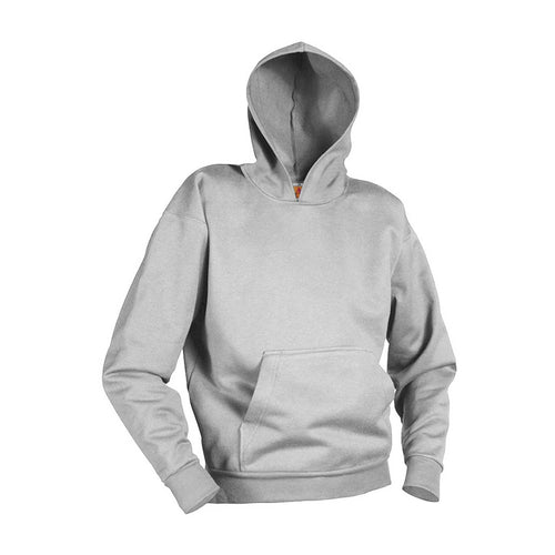 ST. MADELEINE GREY HOODED PULLOVER PE SWEATSHIRT