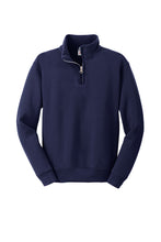 Load image into Gallery viewer, WHIN NAVY 1/4 ZIP DRI-FIT SWEATSHIRT- 6-8 ONLY w/ logo