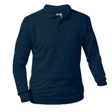 Load image into Gallery viewer, TEP LONG SLEEVE MIDDLE SCHOOL POLO WITH LOGO