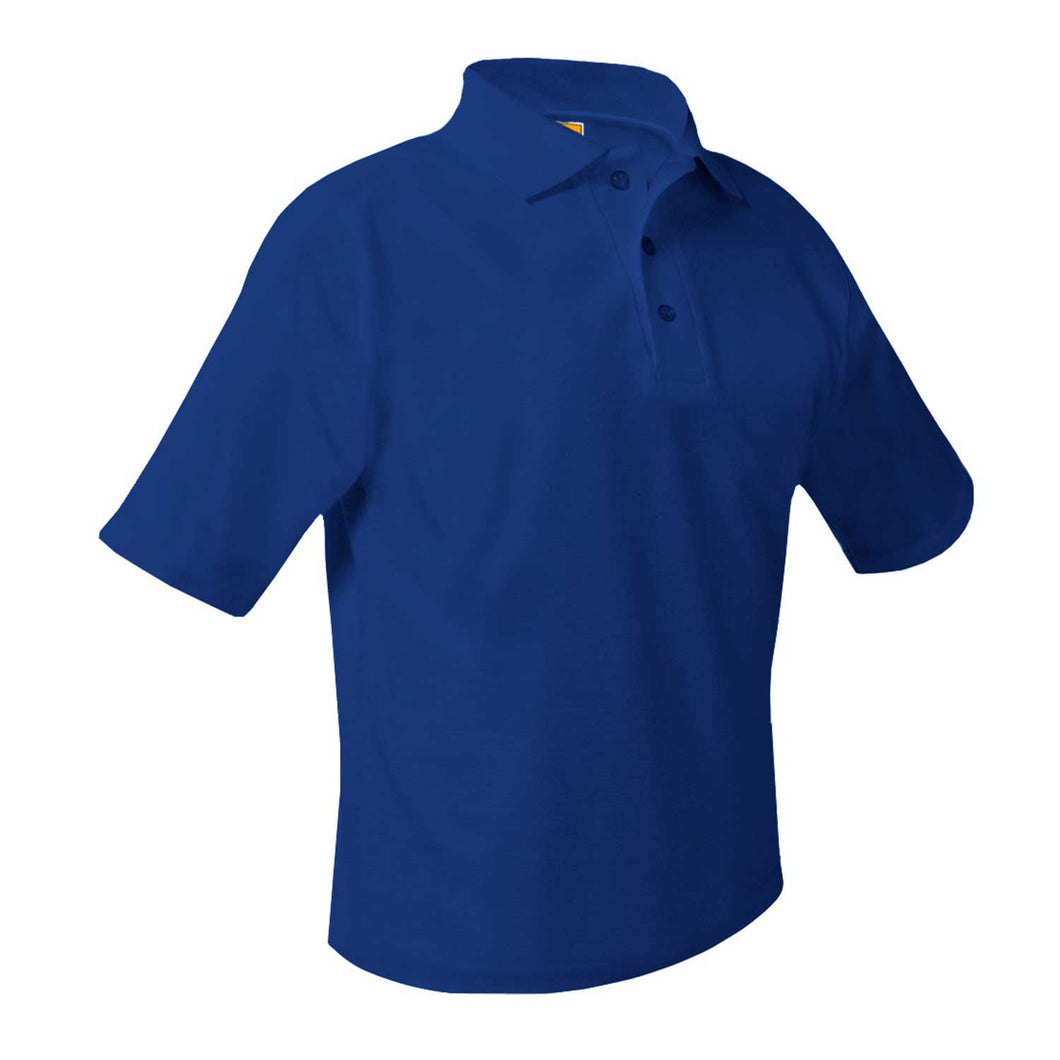 NHA MIDDLE SCHOOL SHORT SLEEVE POLO WITH LOGO- FINAL SALE NO RETURNS OR EXCHANGES