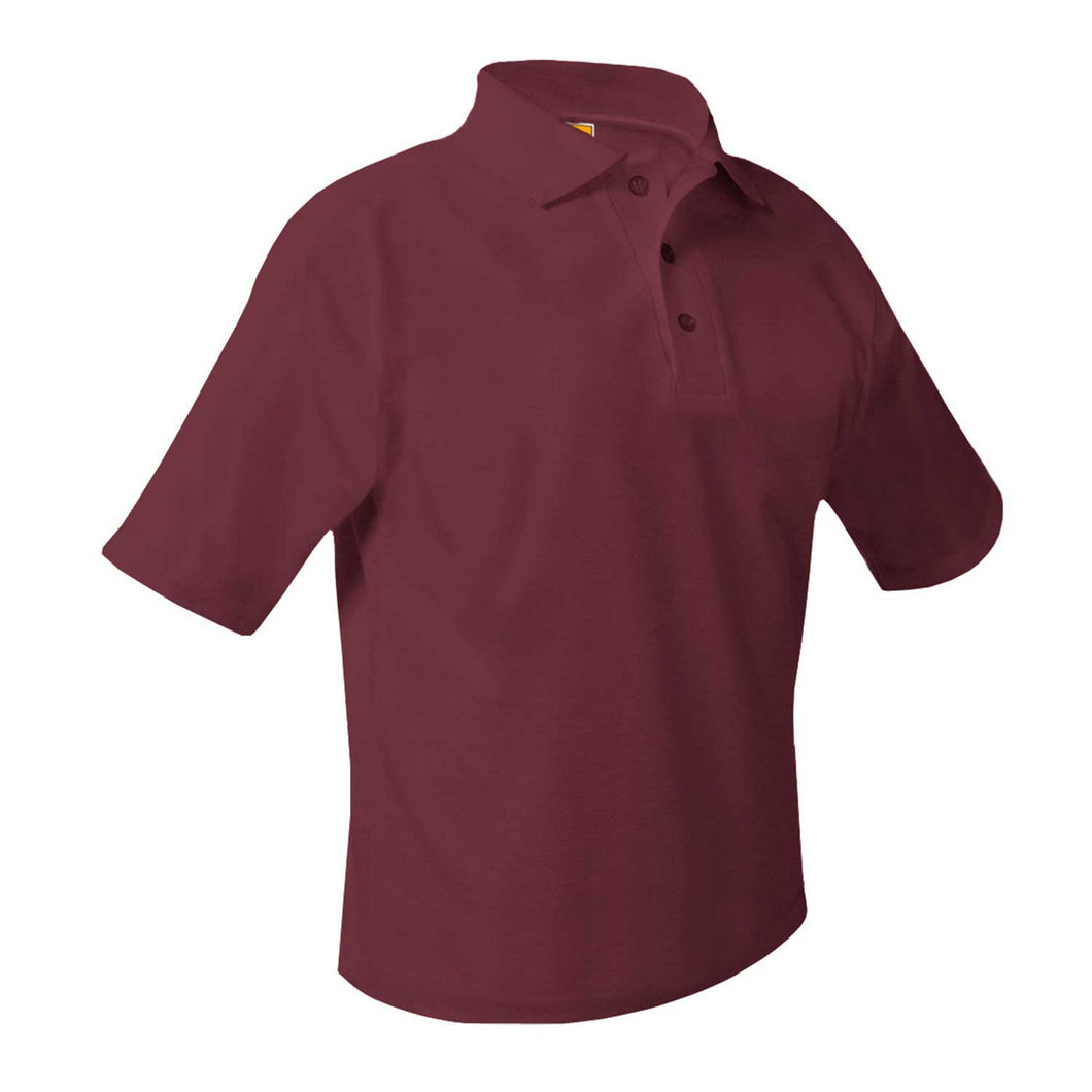 NHA HIGH SCHOOL SHORT SLEEVE POLO WITH LOGO- FINAL SALE NO RETURNS OR EXCHANGES