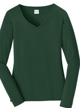 Load image into Gallery viewer, Ladies Long Sleeve V-Neck Tee