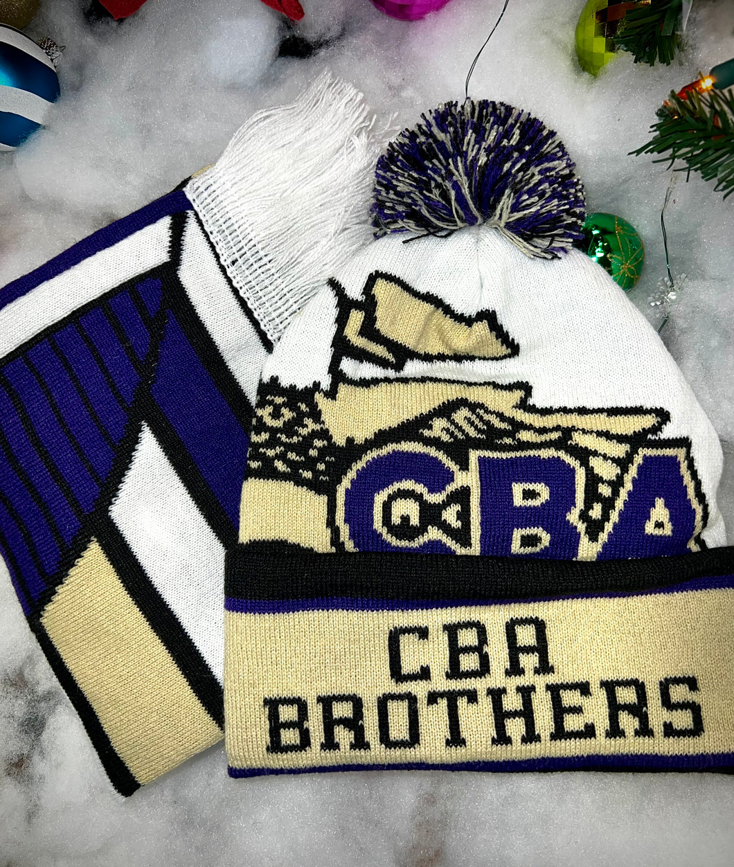 CBA HAT AND SCARF BUNDLE