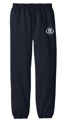 PRIMARY HALL NAVY PE PANTS with logo