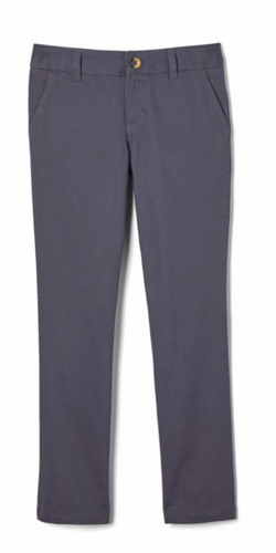 GIRLS TWILL DRESS PANT GREY