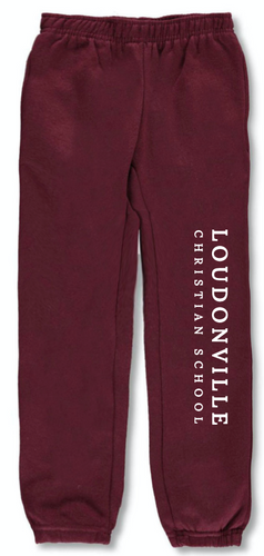 LCS (LOWER SCHOOL GRADES 4-5) PE SWEATPANTS WITH LEG LOGO