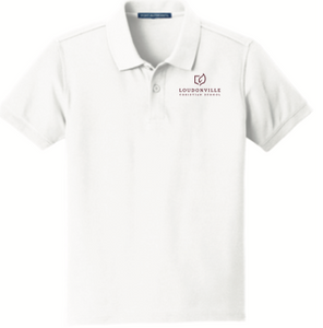 LCS (UPPER SCHOOL GRADES 6-12) POLO SHIRTS- SHORT AND LONG SLEEVES with logo
