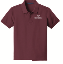 Load image into Gallery viewer, LCS (UPPER SCHOOL GRADES 6-12) POLO SHIRTS- SHORT AND LONG SLEEVES with logo