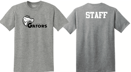 GILROY STAFF T-SHIRTS w/front logo and back STAFF/short and long sleeves (PC55)