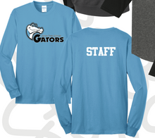 Load image into Gallery viewer, GILROY STAFF T-SHIRTS w/front logo and back STAFF/short and long sleeves (PC55)
