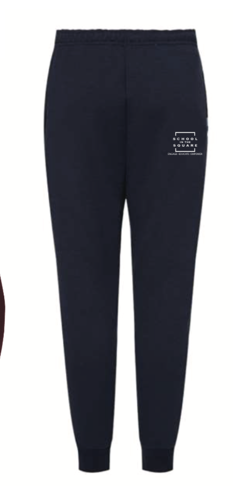 SCHOOL IN THE SQUARE JOGGER SWEATPANTS WITH LOGO (jerzee975MPR